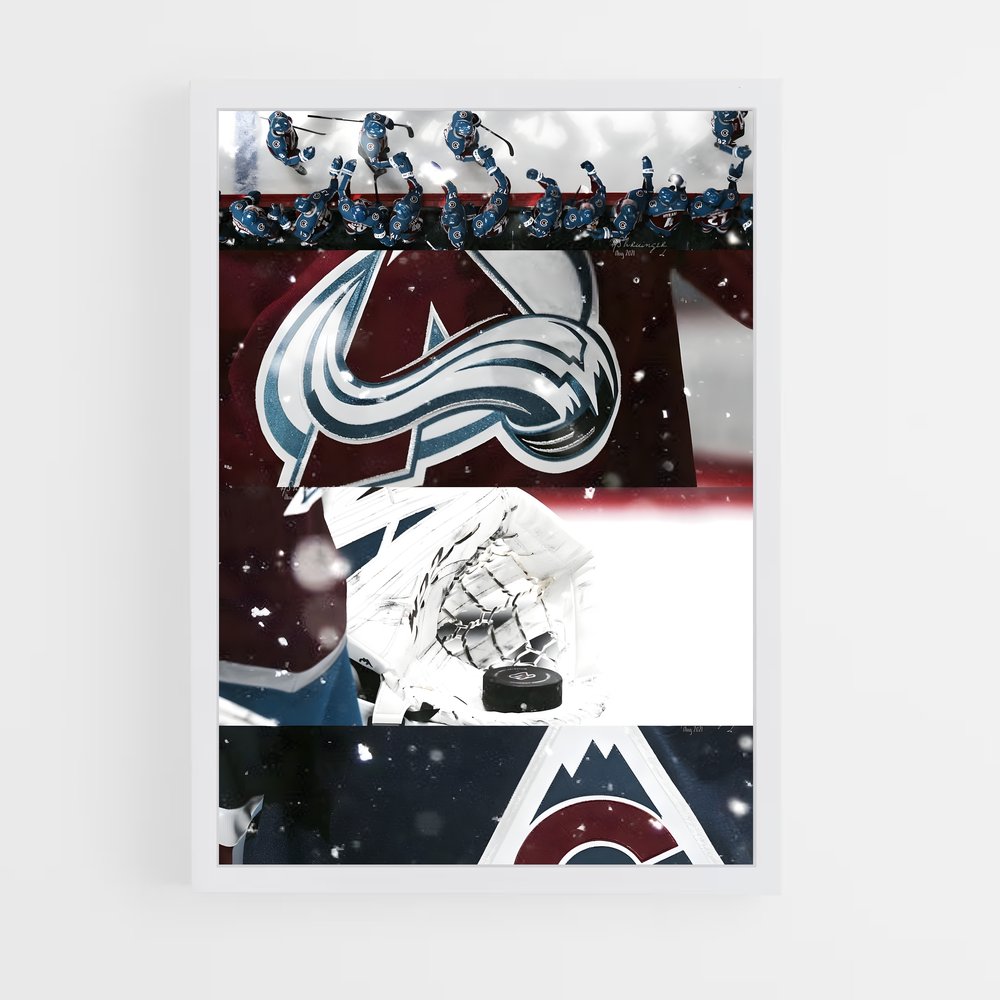 Poster Avalanche Showdown – affiche Hockey sur glace (vue 3)